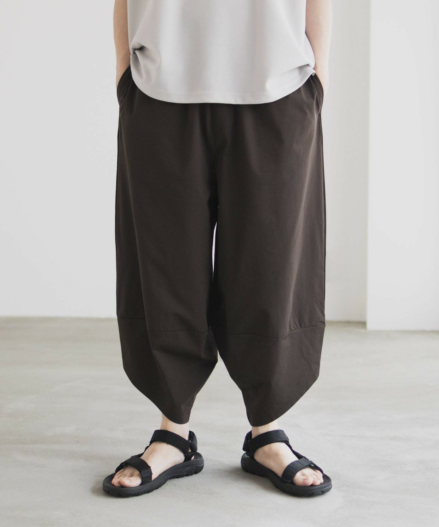 NAVY SARARI バルーンロングパンツ メンズ