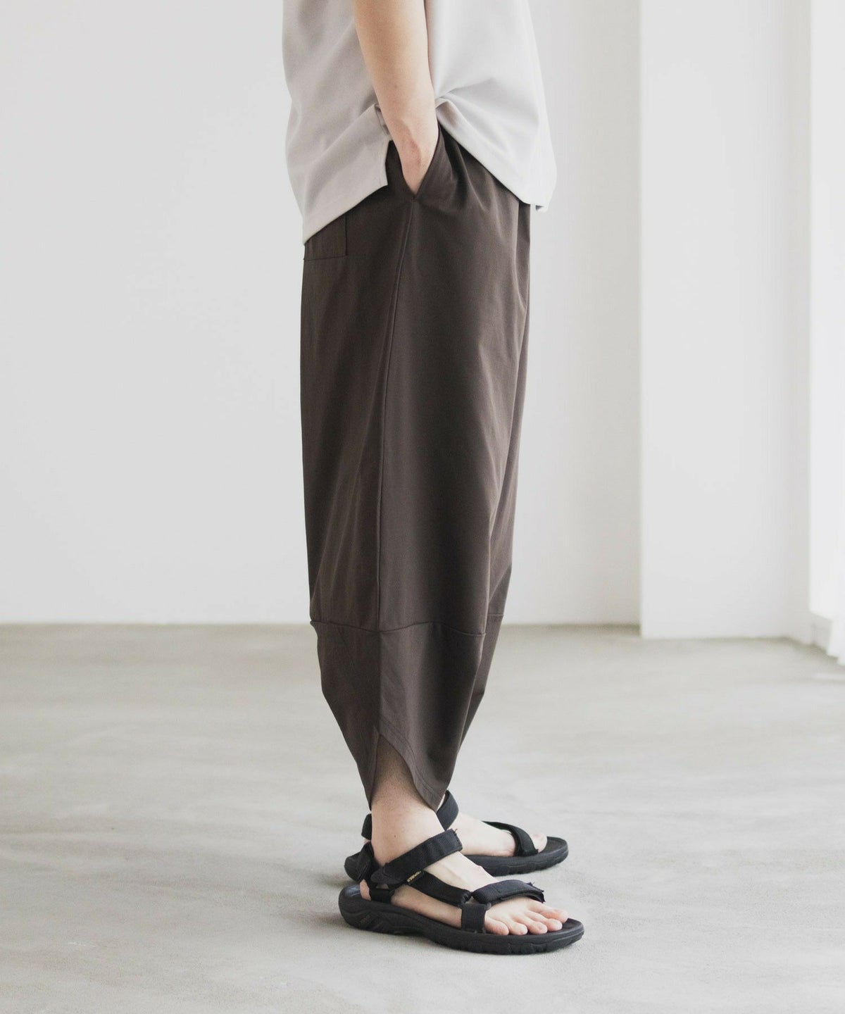 NAVY SARARI バルーンロングパンツ メンズ