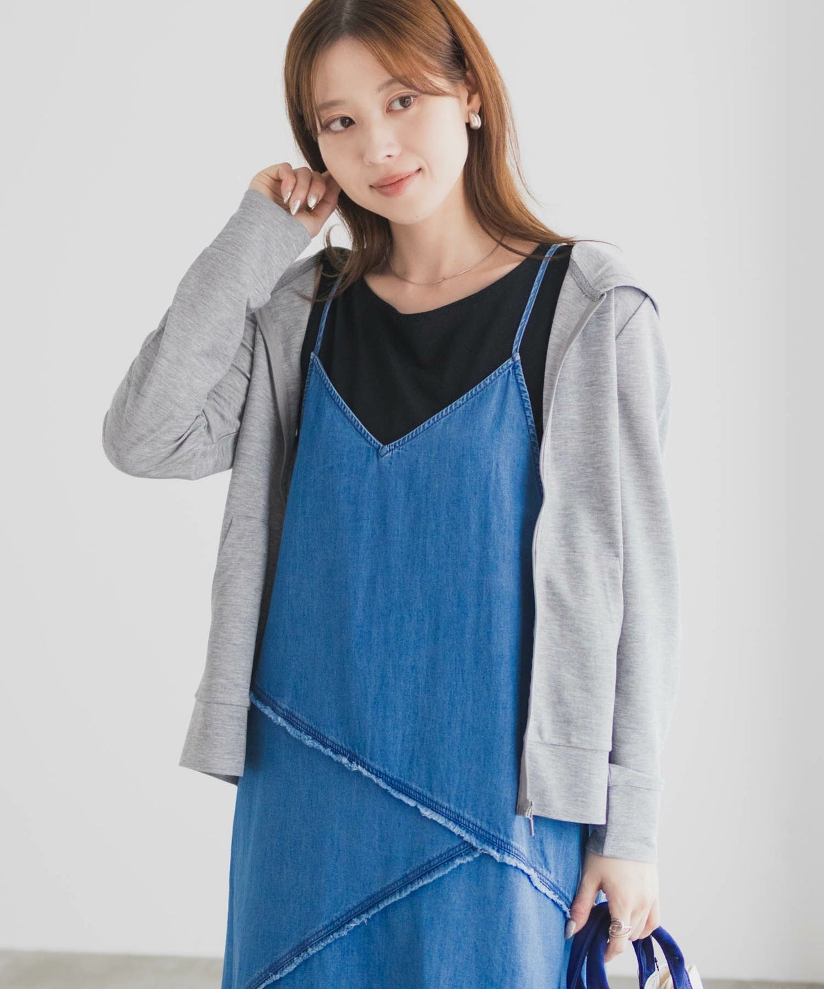 nAvy 毎日はきたくなるデニム「マイデニ」 イージーキャミワンピース レディース