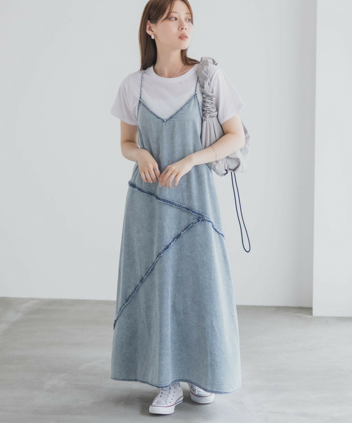 nAvy 毎日はきたくなるデニム「マイデニ」 イージーキャミワンピース レディース