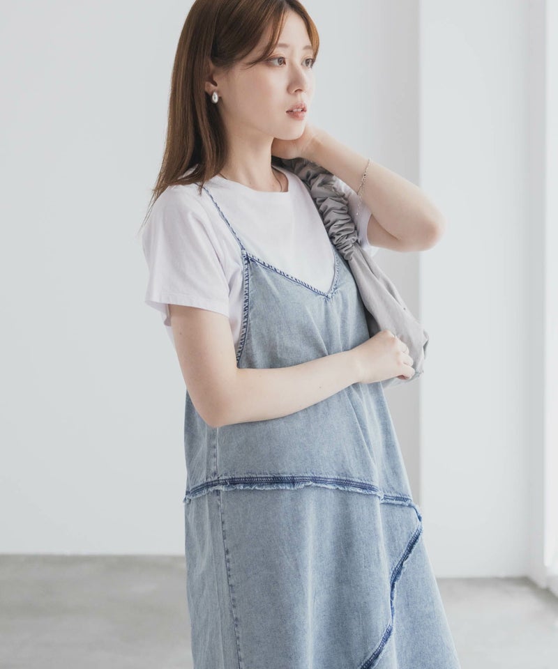 nAvy  毎日はきたくなるデニム「マイデニ」 イージーキャミワンピース レディース商品画像-18