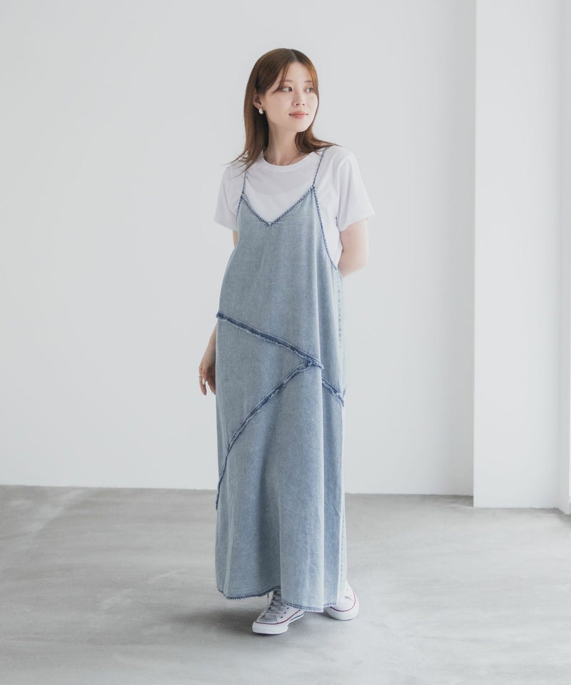 nAvy 毎日はきたくなるデニム「マイデニ」 イージーキャミワンピース レディース商品画像-20