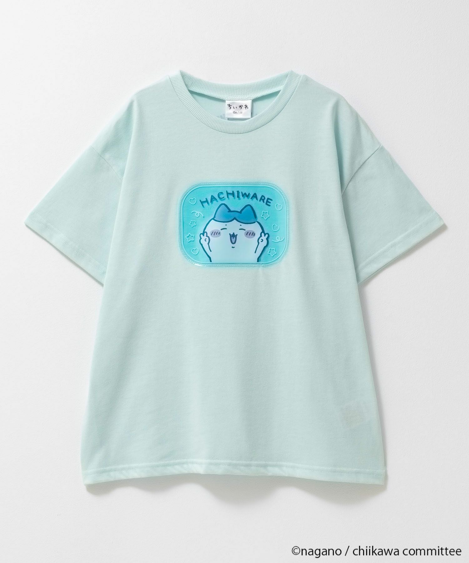 未使用　ちいかわ　半袖Tシャツ　レディース　半袖　ハチワレ　Tシャツ　Lサイズ ちいかわ ハチワレ ウサギ Tシャツ 短袖 可愛い 大きいサイズ対応