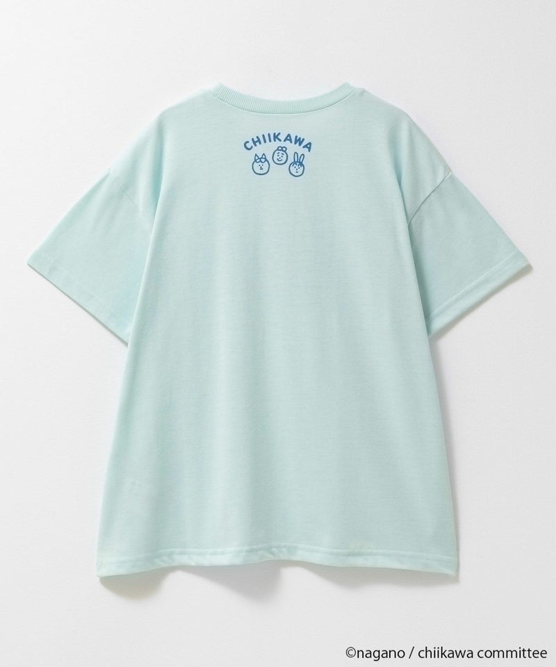 ちいかわ 半袖Tシャツ ハチワレ キッズ メール便 対応商品商品画像-2