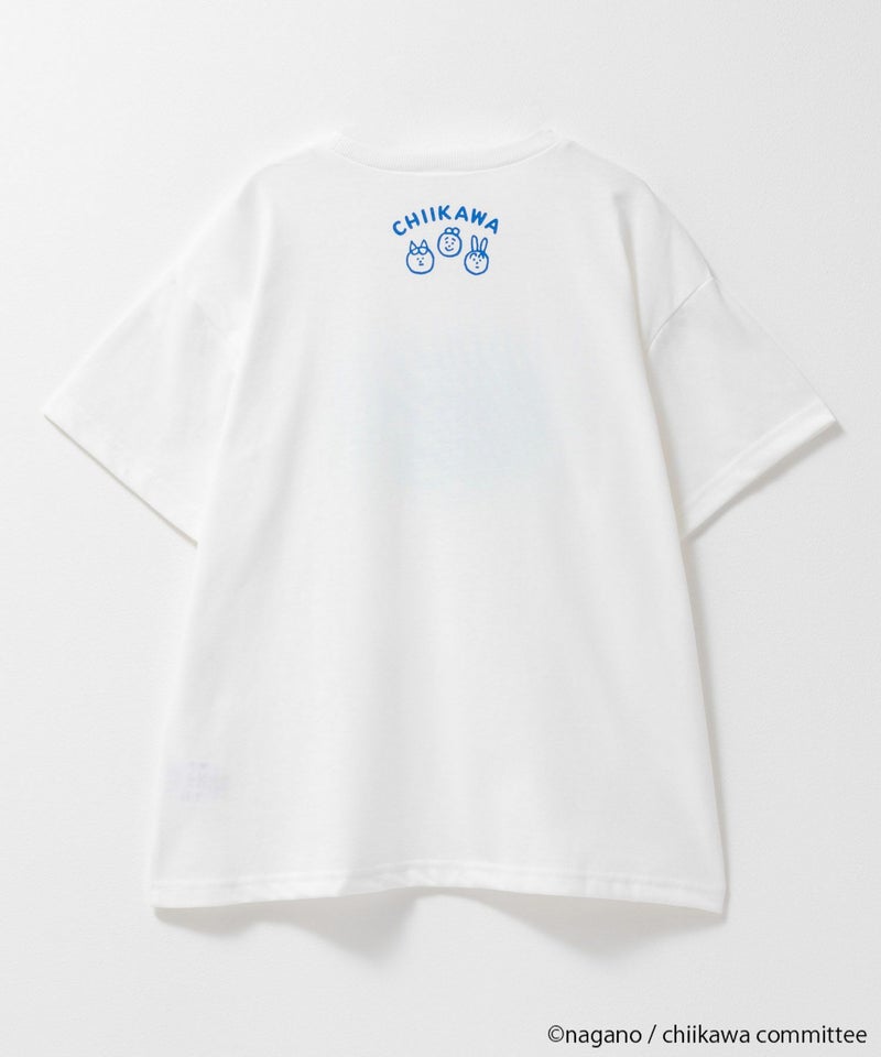 ちいかわ 半袖Tシャツ ハチワレ キッズ メール便 対応商品商品画像-4
