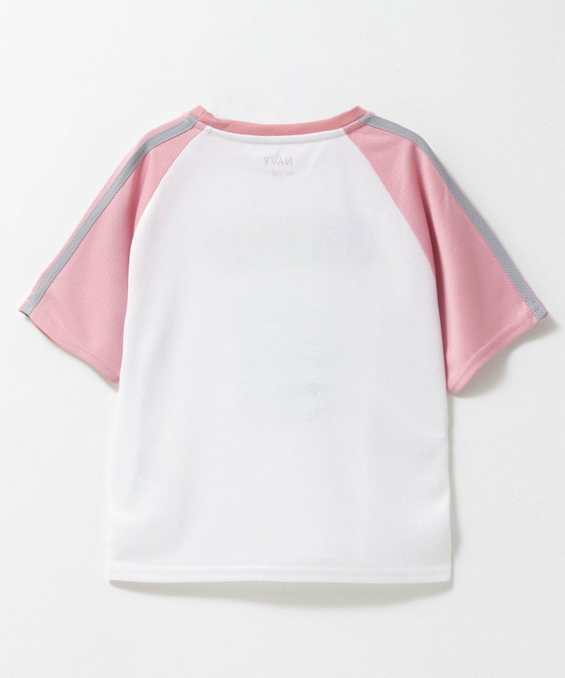 NAVY  ラグラン切替Tシャツ キッズ メール便 対応商品商品画像-4