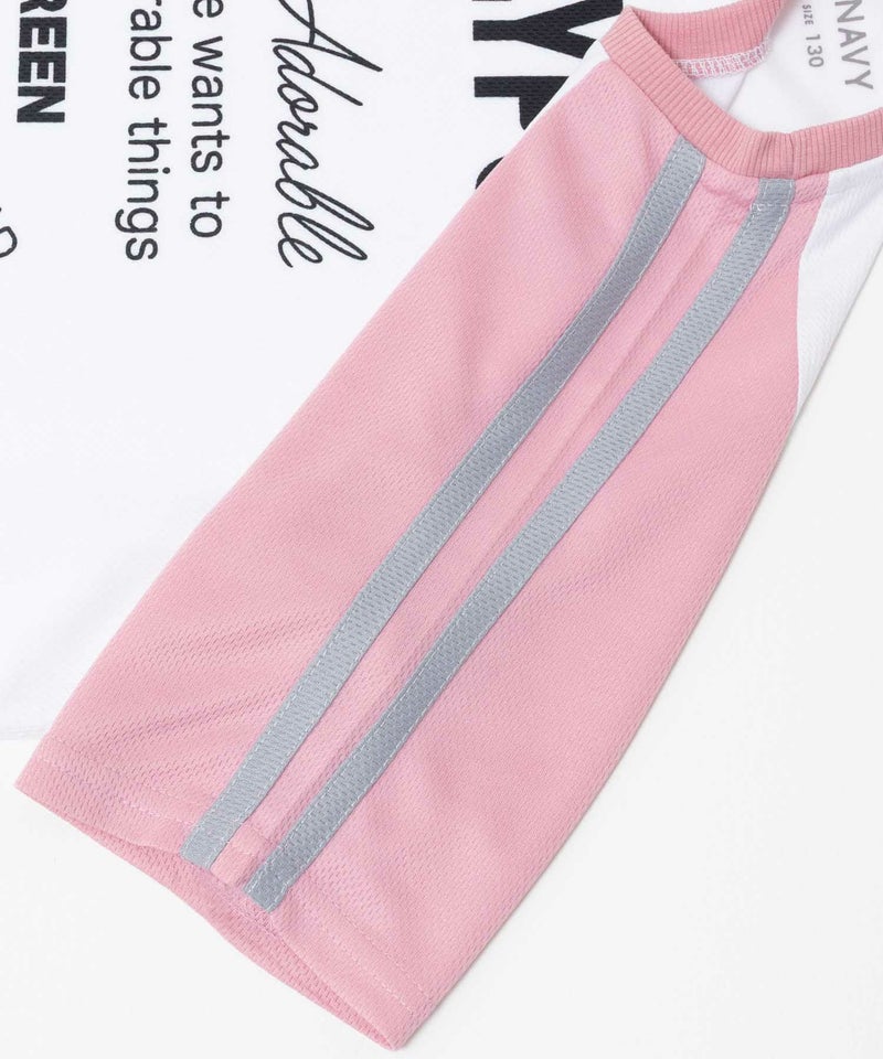 NAVY  ラグラン切替Tシャツ キッズ メール便 対応商品商品画像-7