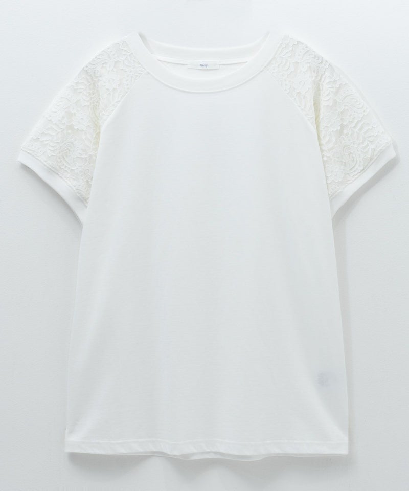 nAvy ショルダーレースTシャツ レディース メール便 対応商品商品画像-15