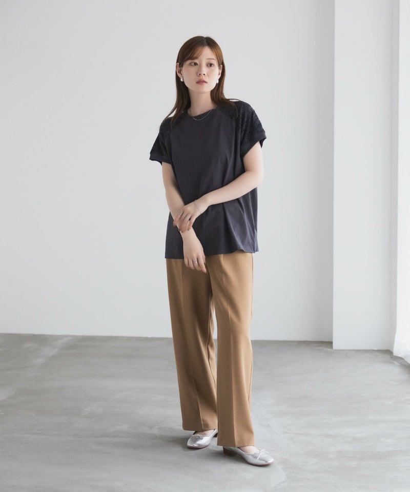 nAvy ショルダーレースTシャツ レディース メール便 対応商品商品画像-18