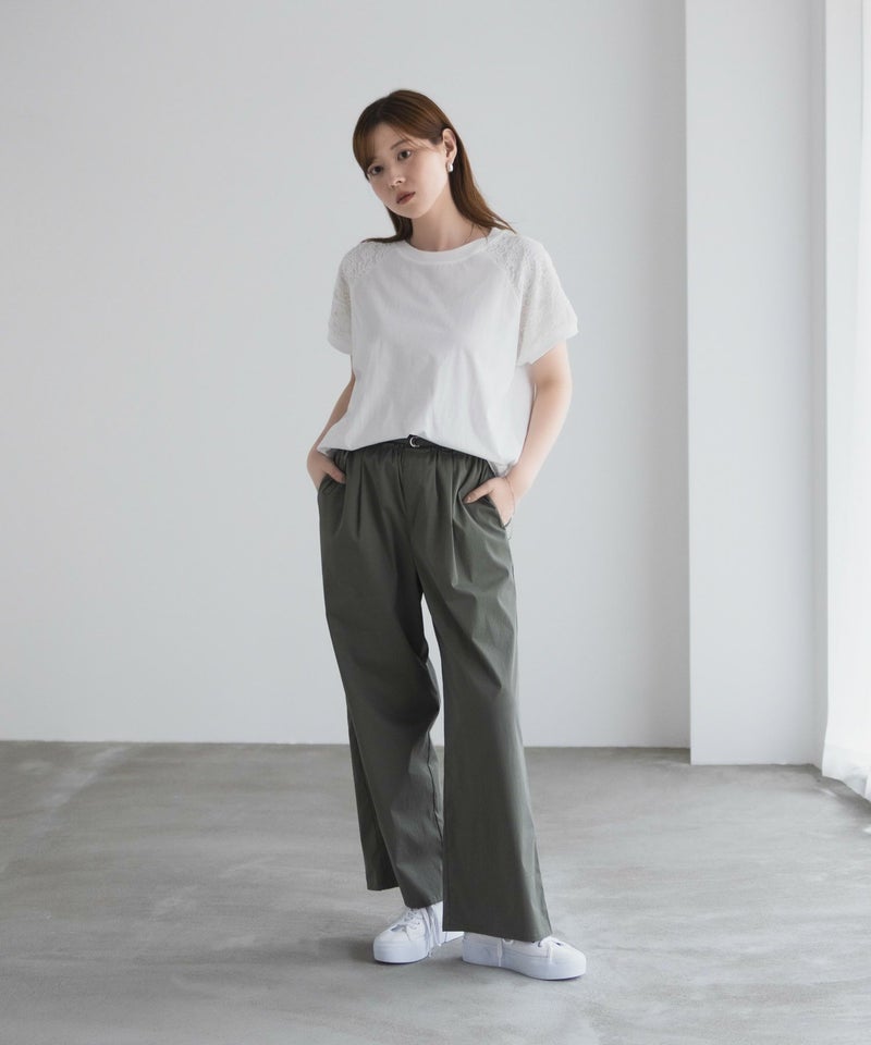 nAvy ショルダーレースTシャツ レディース メール便 対応商品商品画像-19