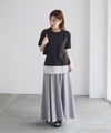nAvy  時短 裾異素材切替プルオーバー レディース メール便 対応商品商品サムネイル-14