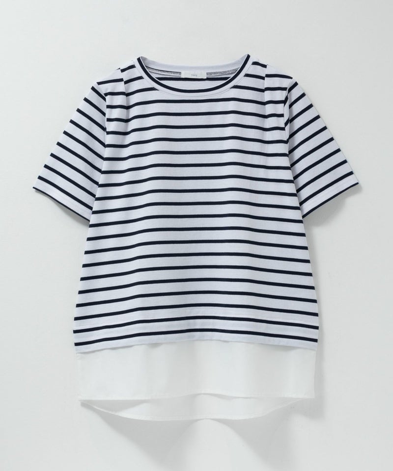 nAvy 時短 裾異素材切替プルオーバー レディース メール便 対応商品商品画像-23