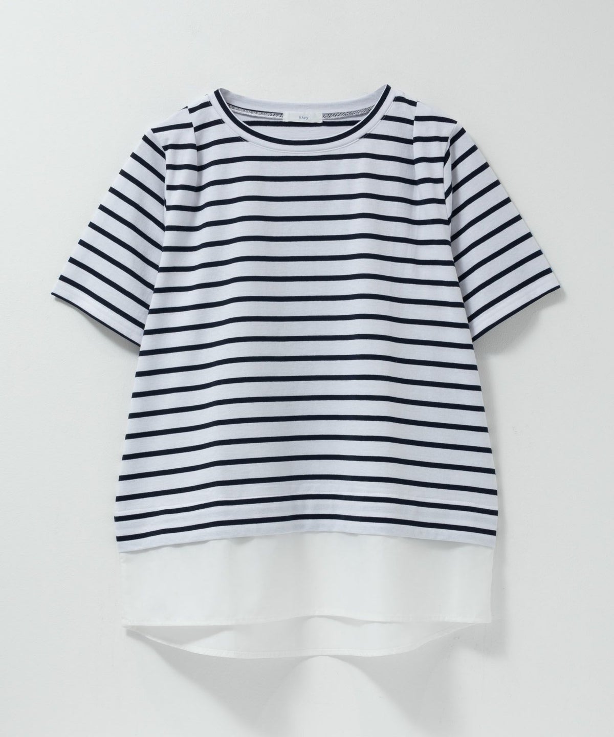 nAvy 時短 裾異素材切替プルオーバー レディース ネコポス 対応商品