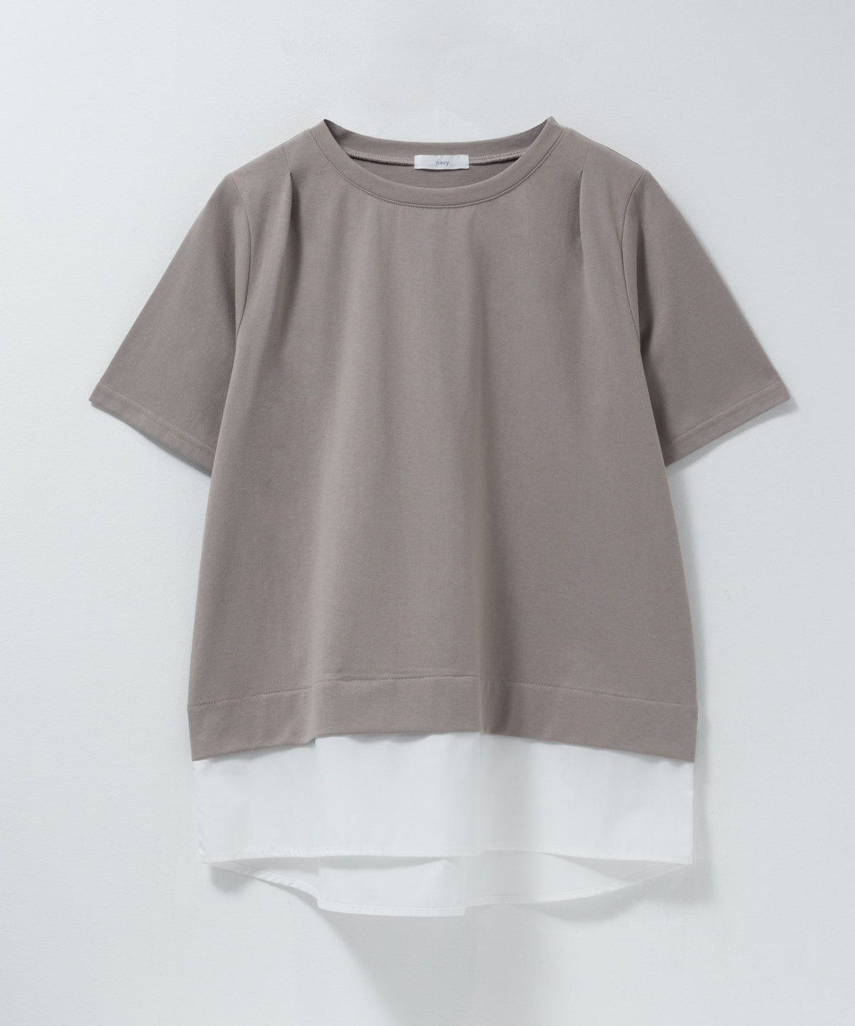 nAvy 時短 裾異素材切替プルオーバー レディース ネコポス 対応商品