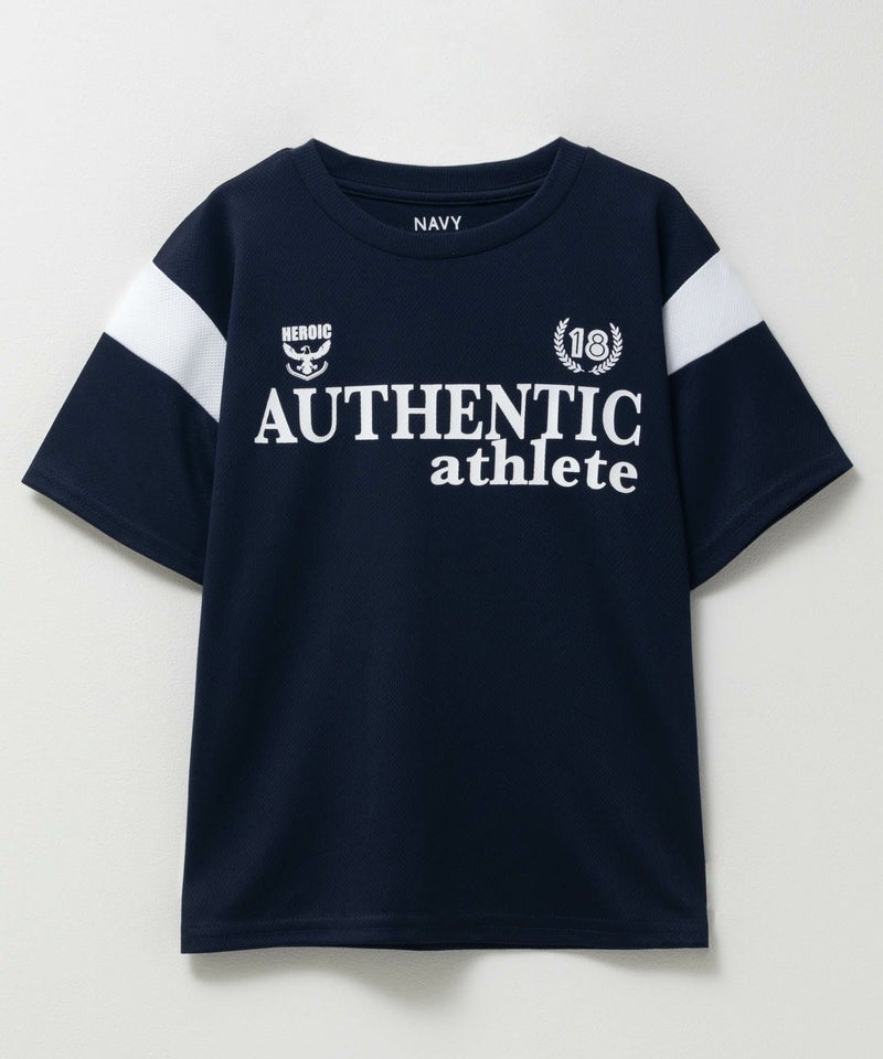 NAVY 肩切替配色Tシャツ キッズ メール便 対応商品商品画像-3