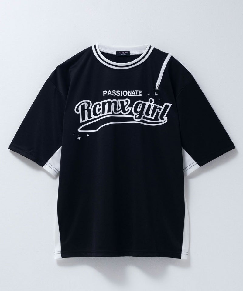 RICH MIX 肩開きビッグTシャツ キッズ メール便 対応商品商品画像-1