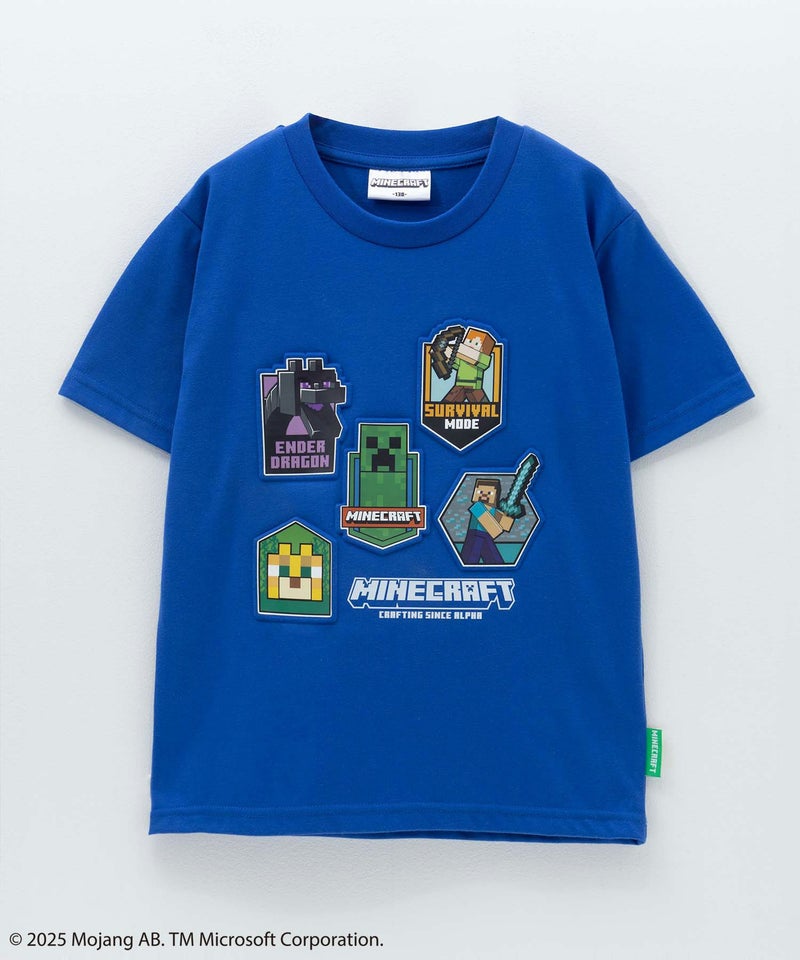 Minecraft マインクラフト エンボスプリントTシャツ キッズ メール便 対応商品商品画像-3