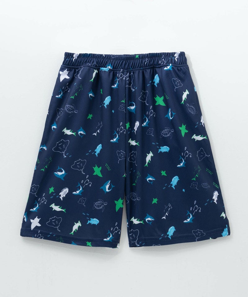 NAVY 海の生き物柄ショートパンツ キッズ商品画像-1