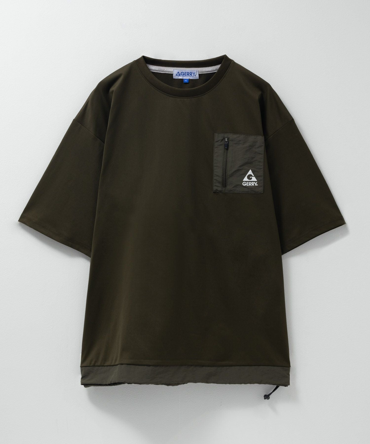 GERRY ドローコードポケットTシャツ メンズ
