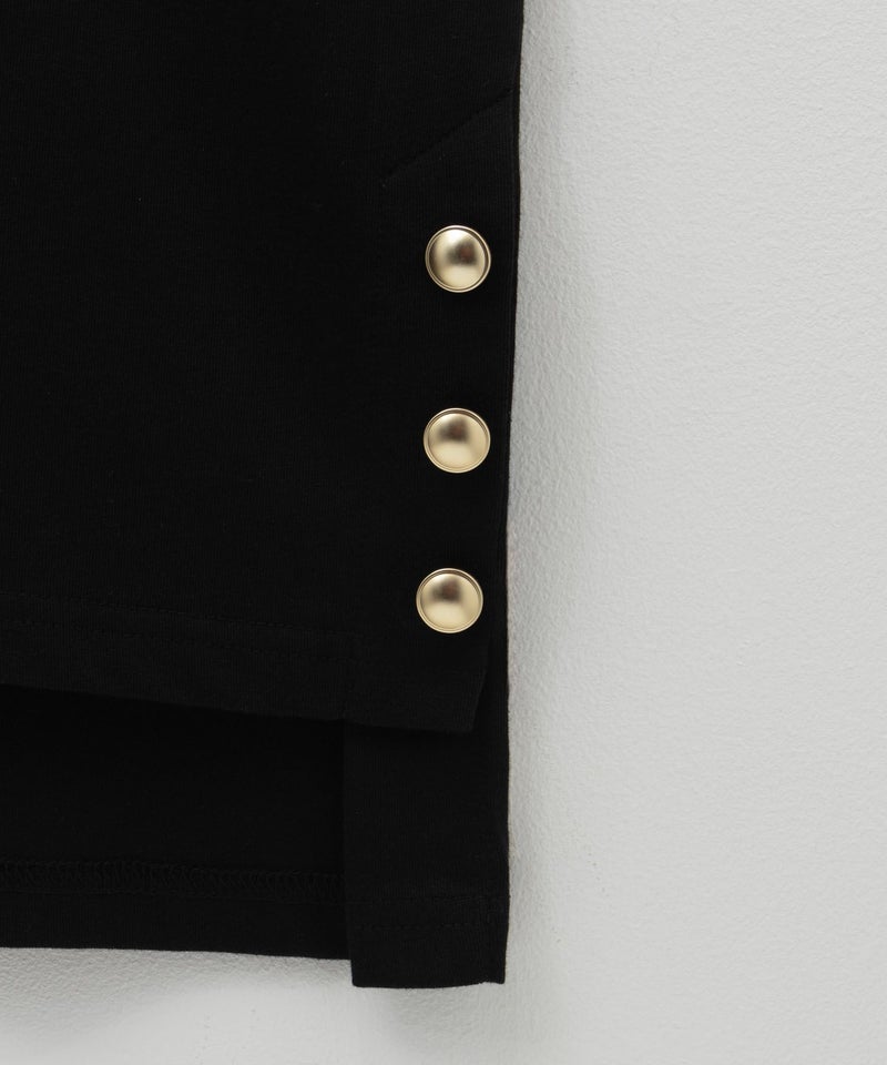 nAvy 裾ボタンオーバーTシャツ レディース メール便 対応商品商品画像-25