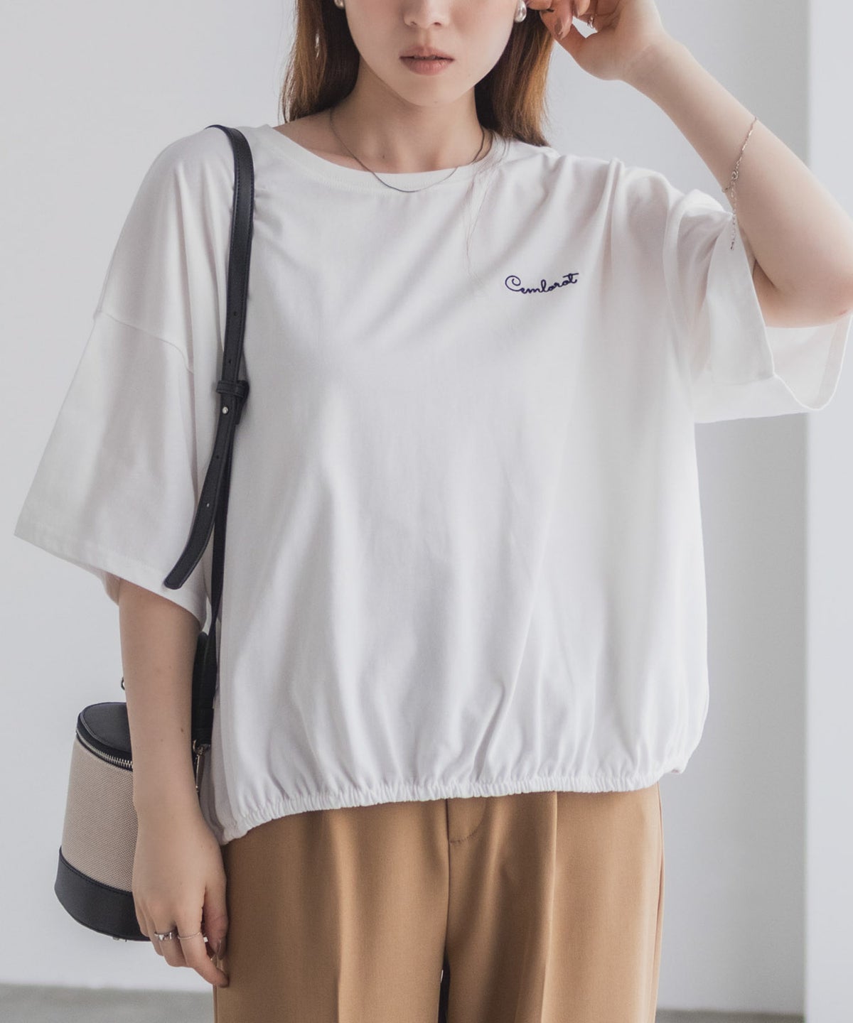 nAvy 裾ゴムバルーンTシャツ レディース ネコポス 対応商品