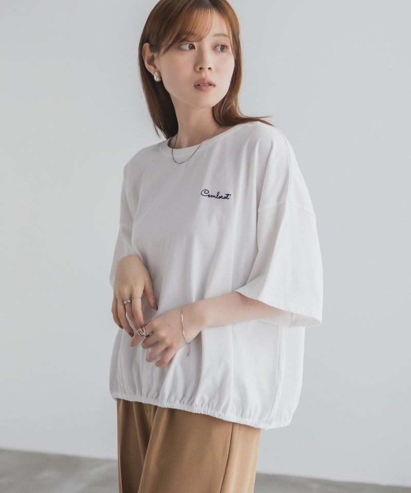 nAvy 裾ゴムバルーンTシャツ レディース メール便 対応商品商品画像-7