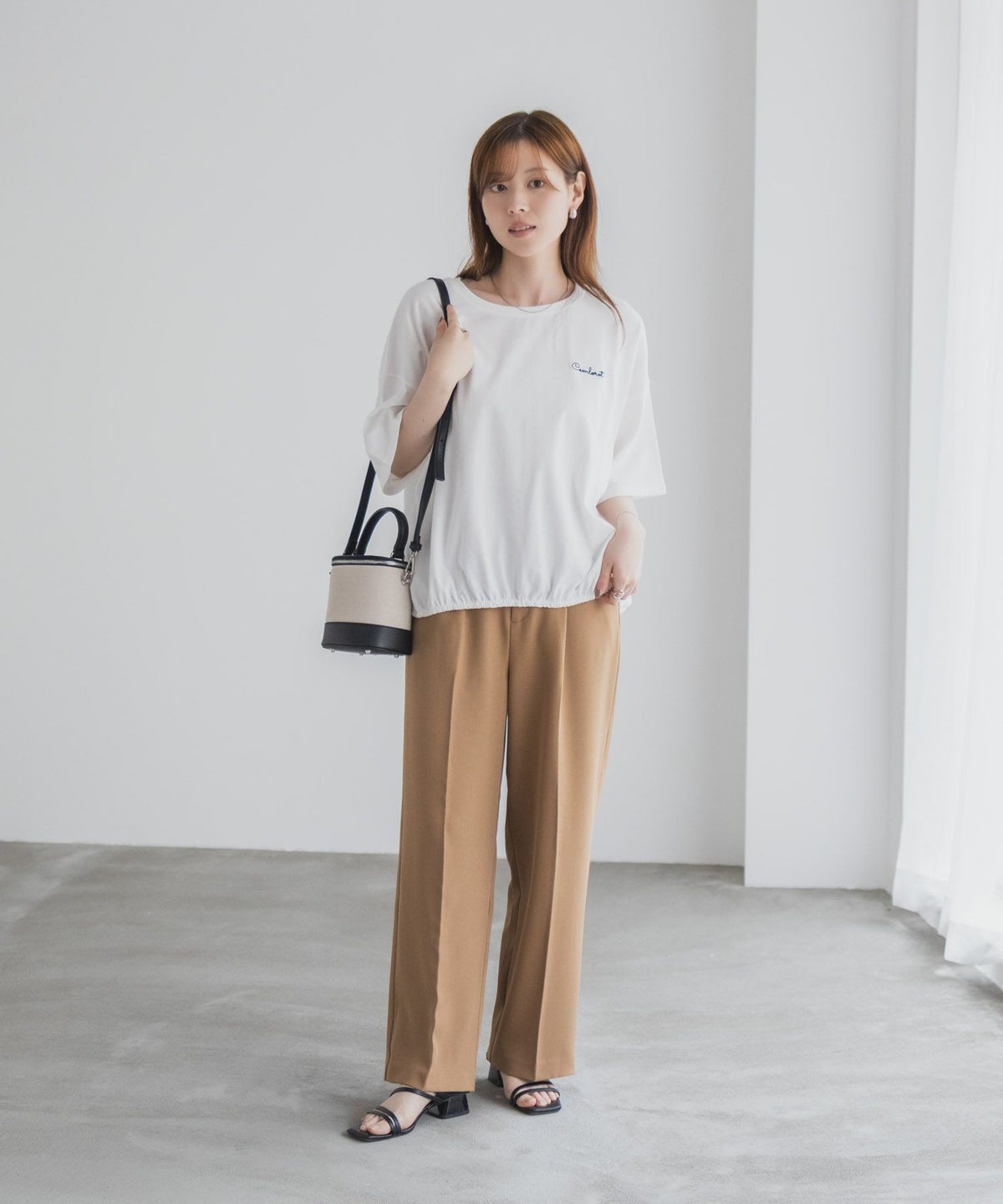 nAvy 裾ゴムバルーンTシャツ レディース ネコポス 対応商品