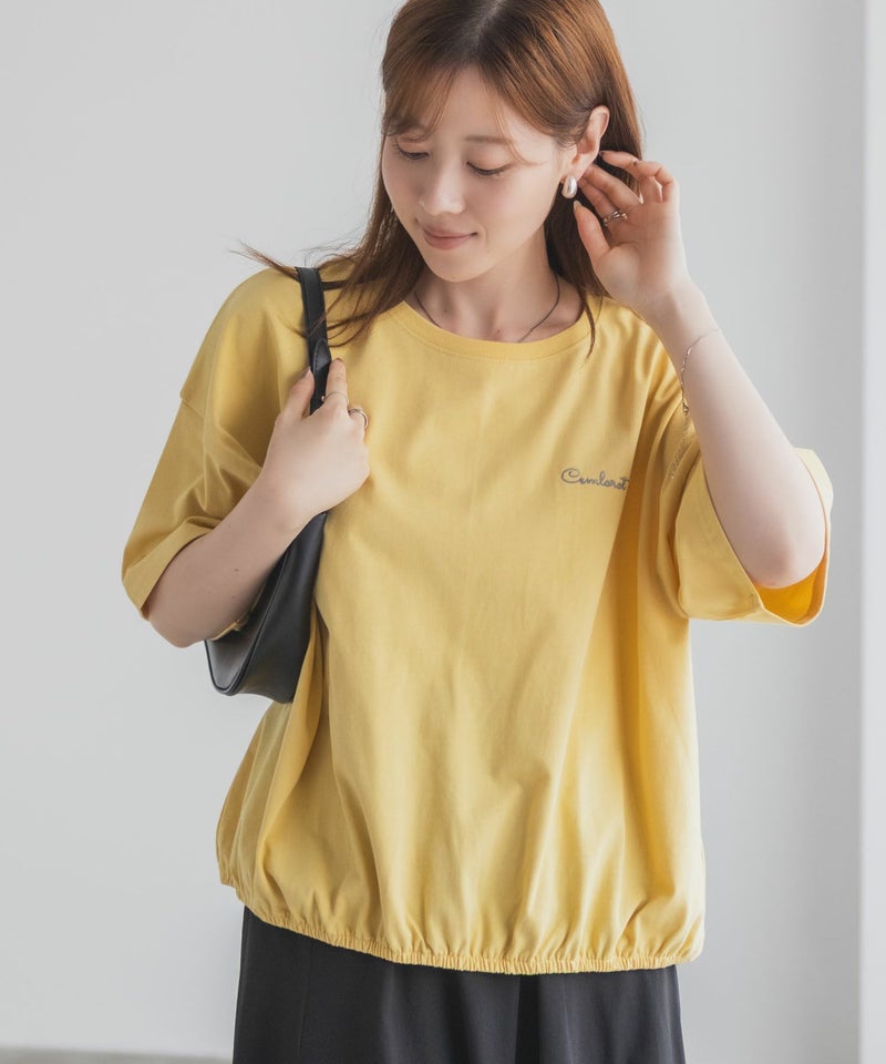 nAvy 裾ゴムバルーンTシャツ レディース メール便 対応商品商品画像-17