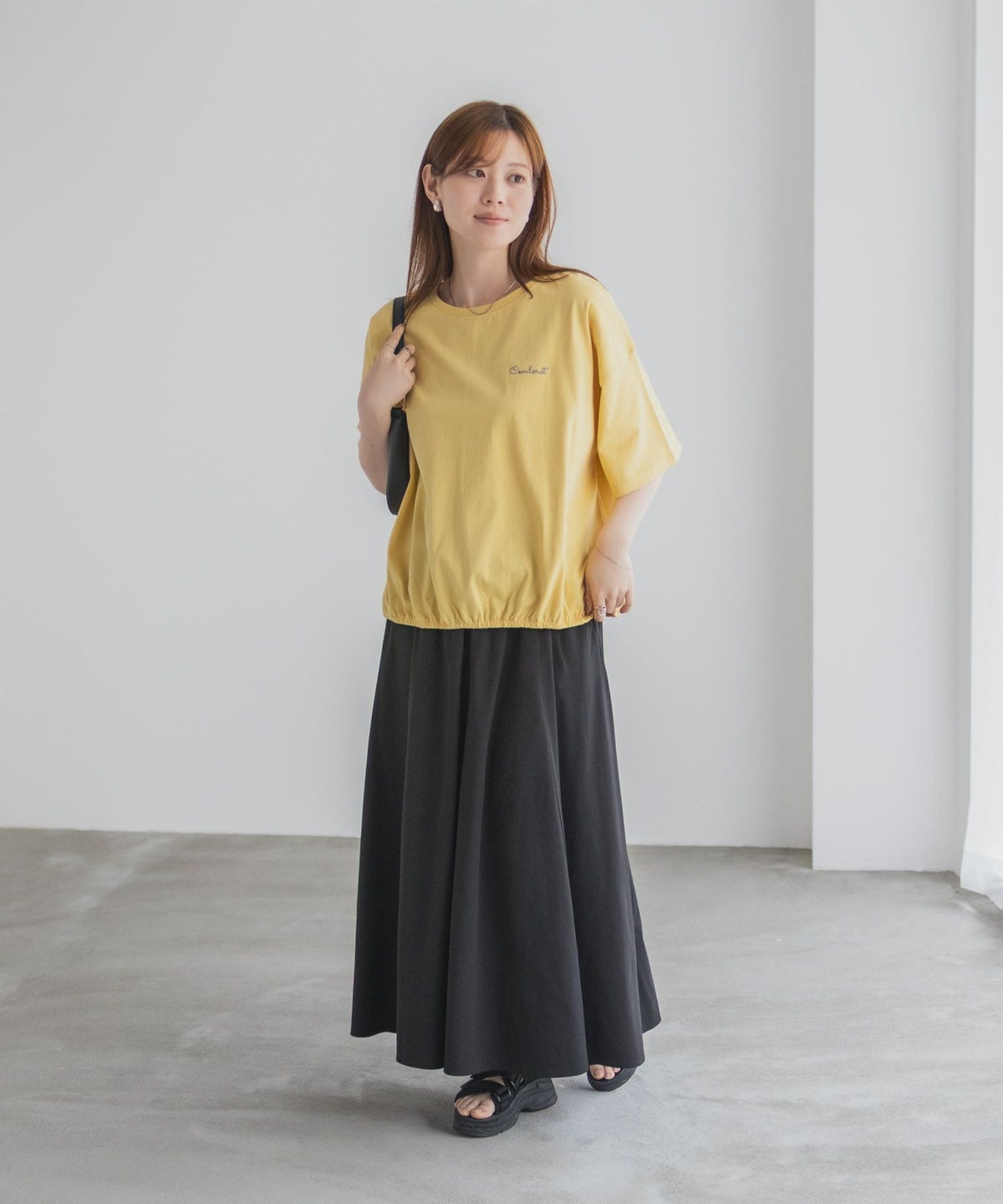 nAvy 裾ゴムバルーンTシャツ レディース ネコポス 対応商品