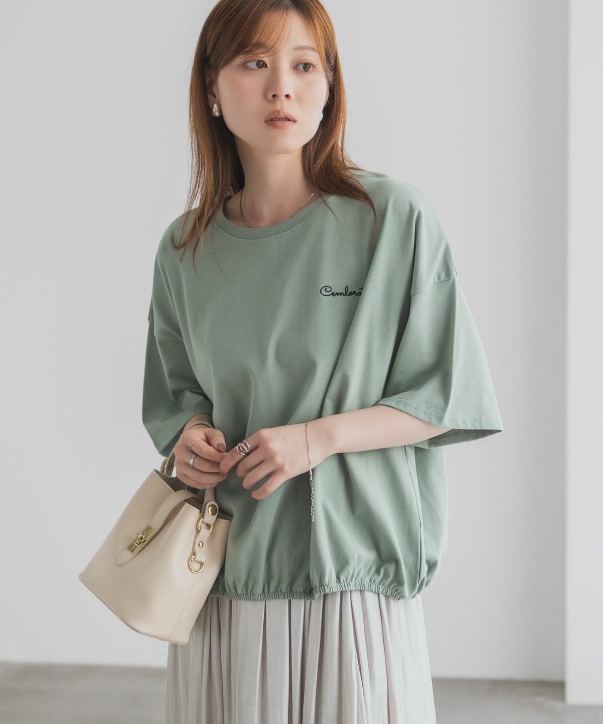 nAvy 裾ゴムバルーンTシャツ レディース ネコポス 対応商品