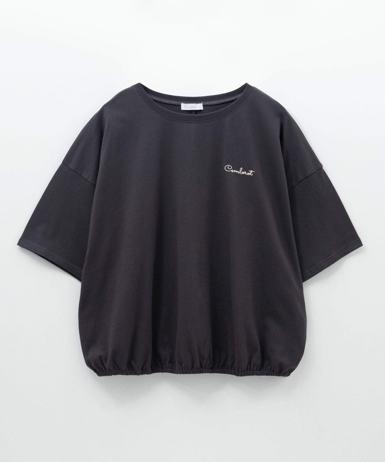 NAVY nAvy 裾ゴムバルーンTシャツ レディース