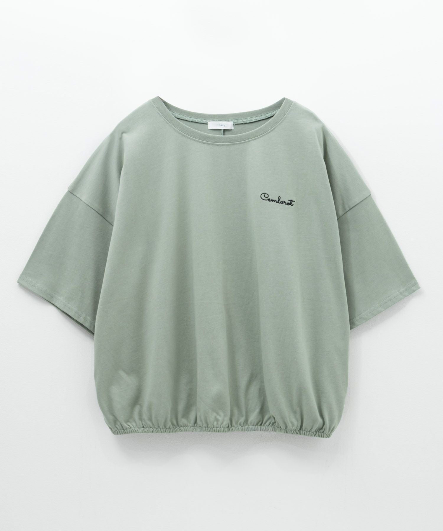 NAVY nAvy 裾ゴムバルーンTシャツ レディース