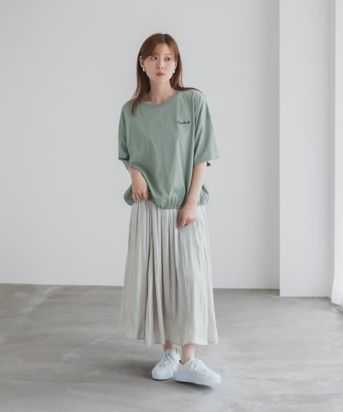 nAvy 裾ゴムバルーンTシャツ レディース ネコポス 対応商品