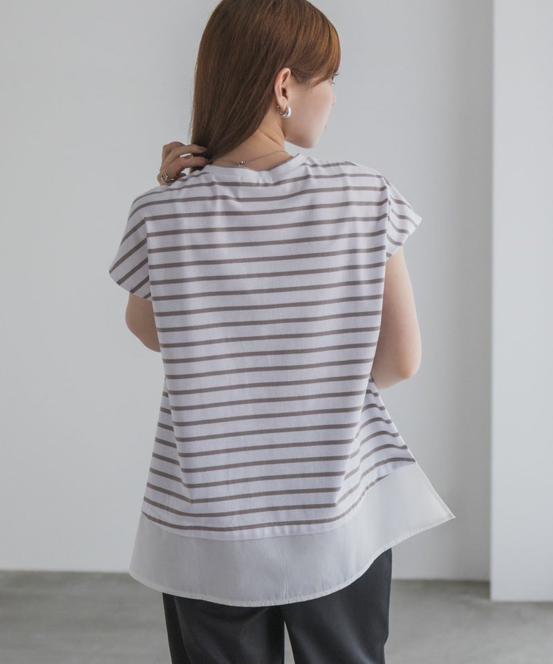 nAvy  時短 異素材フレンチプルオーバー レディース メール便 対応商品商品画像-10