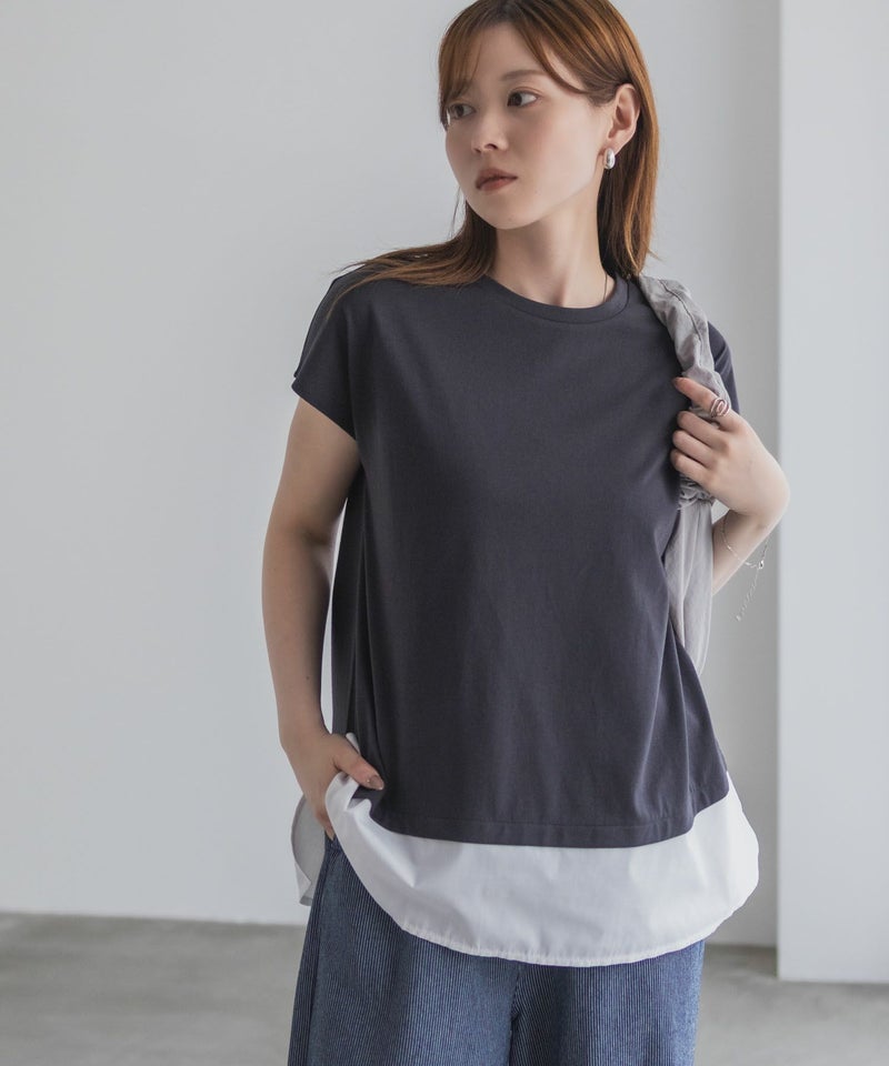 nAvy  時短 異素材フレンチプルオーバー レディース メール便 対応商品商品画像-14