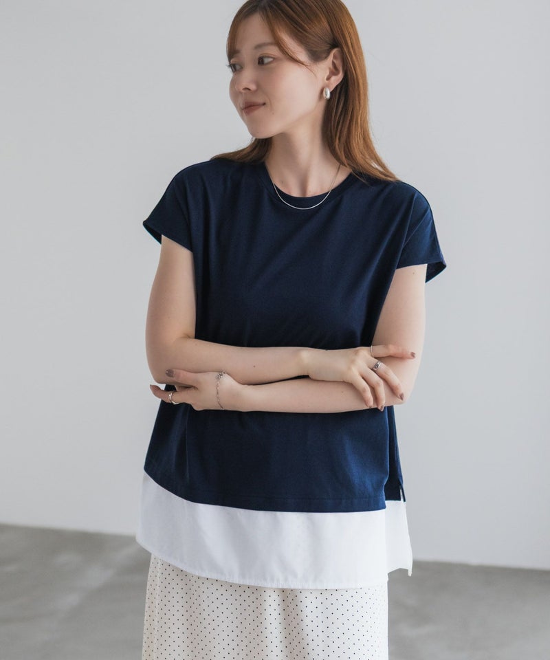 nAvy  時短 異素材フレンチプルオーバー レディース メール便 対応商品商品画像-19