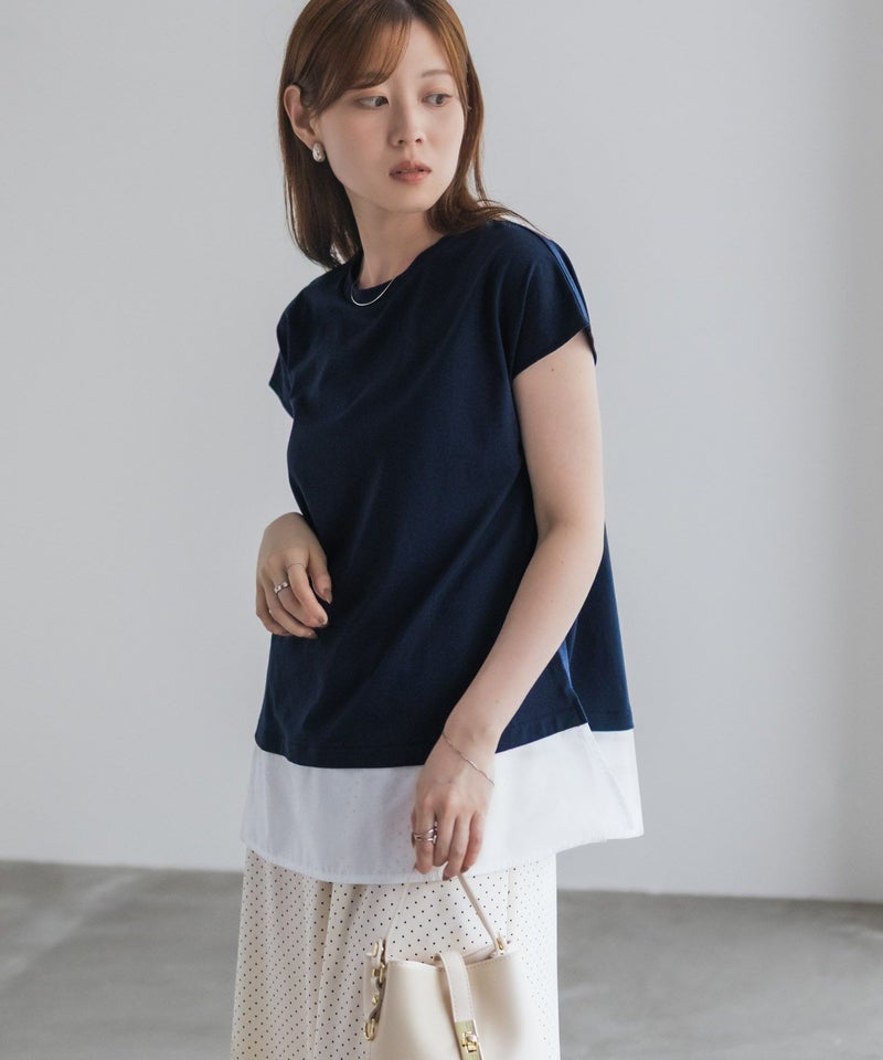 nAvy 時短 異素材フレンチプルオーバー レディース メール便 対応商品商品画像-21