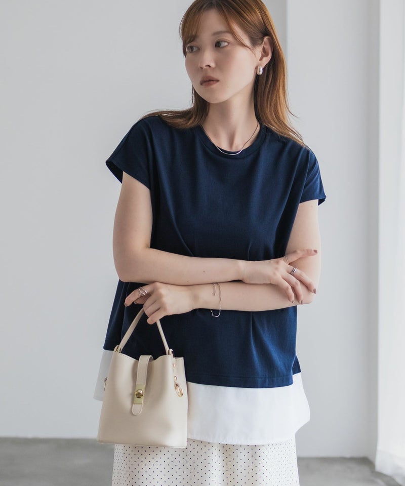 nAvy  時短 異素材フレンチプルオーバー レディース メール便 対応商品商品画像-22