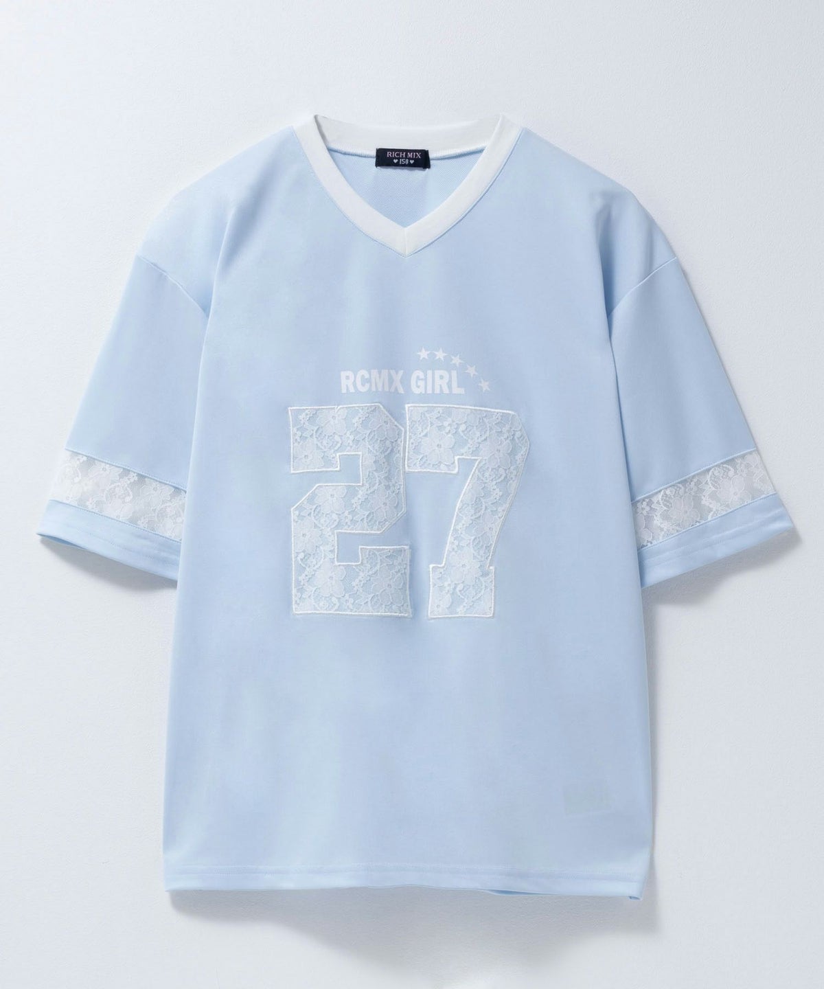 RICH MIX ユニフォーム風ナンバリングBIGTシャツ キッズ ネコポス 対応商品