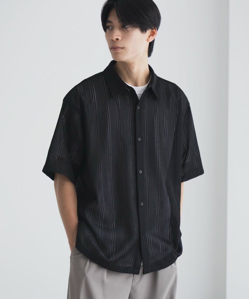 URBAN COLLECTION レースレギュラーシャツ メンズ商品画像-4