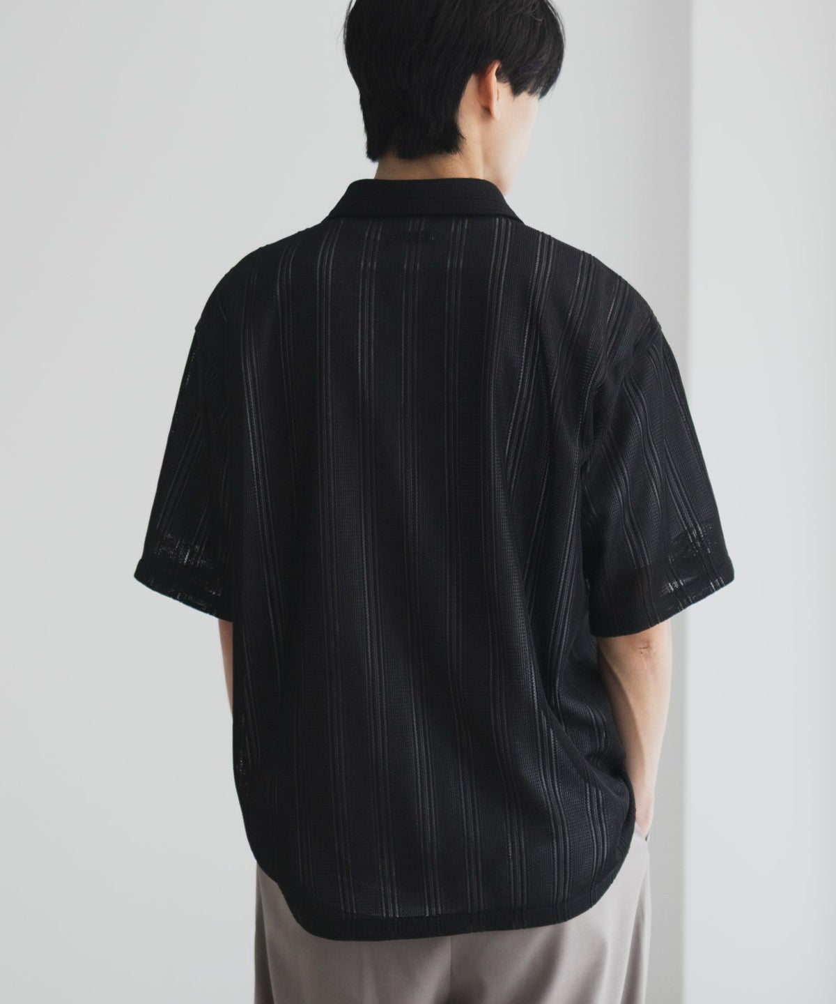 URBAN COLLECTION レースレギュラーシャツ メンズ