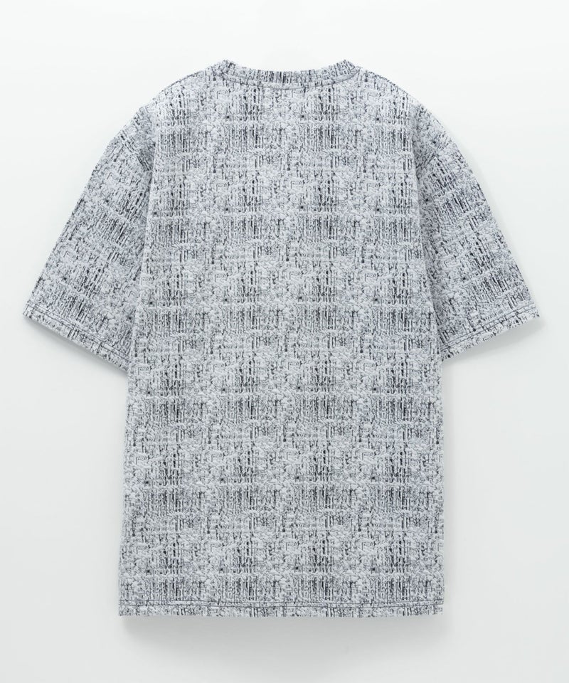 かすれジャガードTシャツ メンズ メール便 対応商品商品画像-2