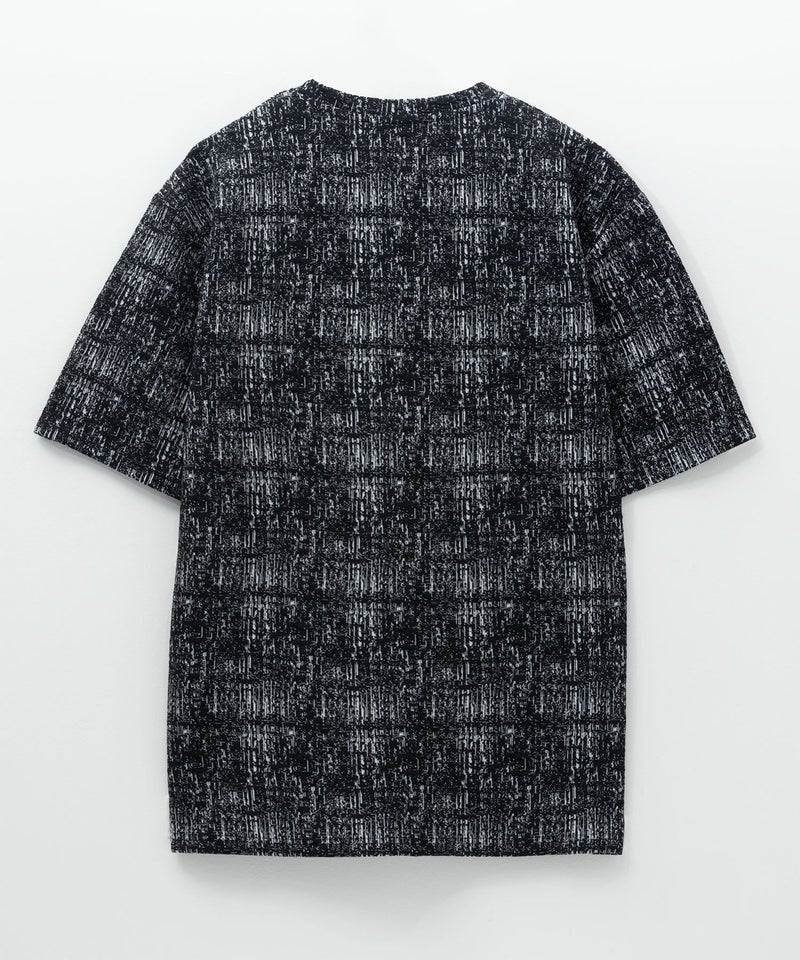 かすれジャガードTシャツ メンズ メール便 対応商品商品画像-4