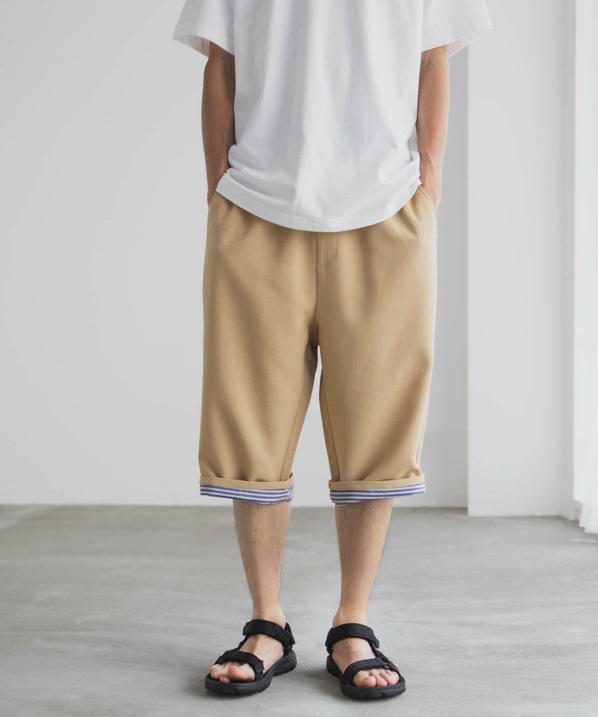 NAVY プリペラクロップドパンツ メンズ