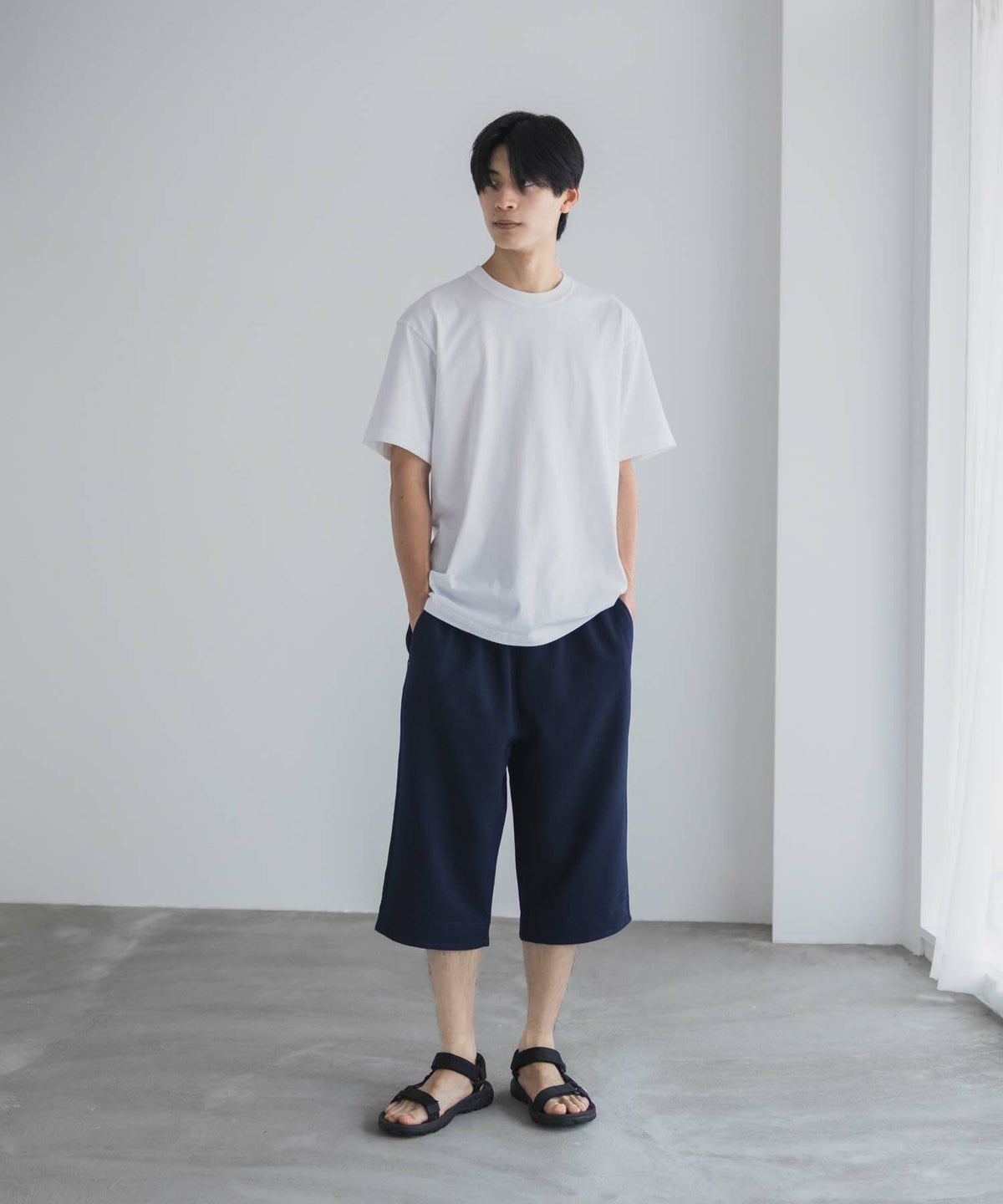 NAVY プリペラクロップドパンツ メンズ