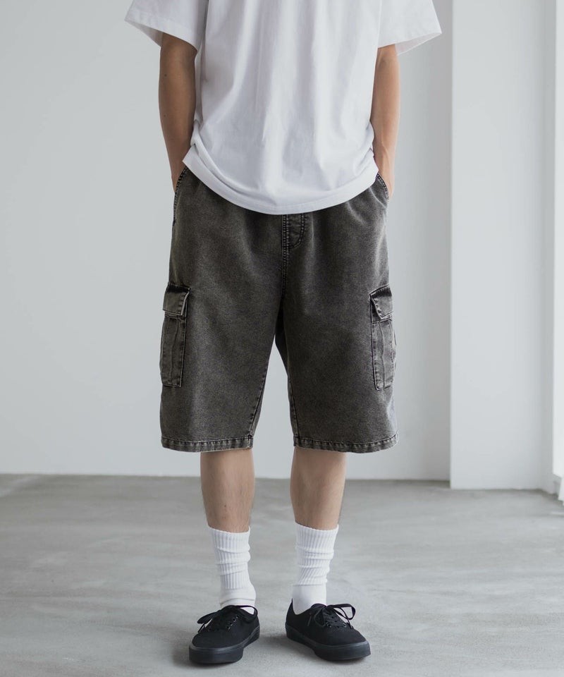NAVY デニムカーゴショートパンツ メンズ商品画像-1
