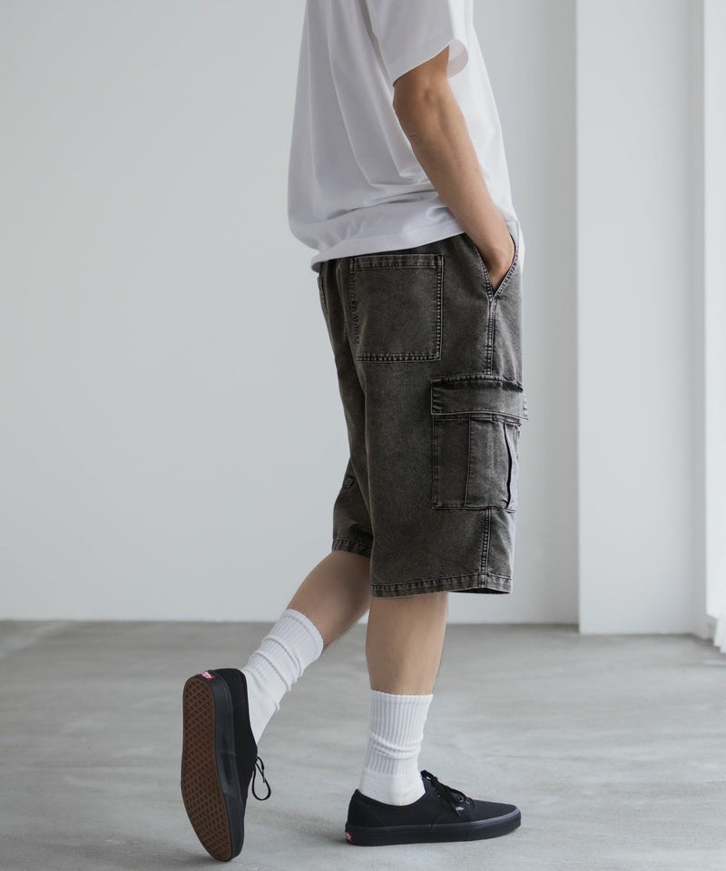 NAVY デニムカーゴショートパンツ メンズ商品画像-5