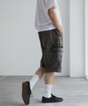 NAVY  デニムカーゴショートパンツ メンズ商品サムネイル-5