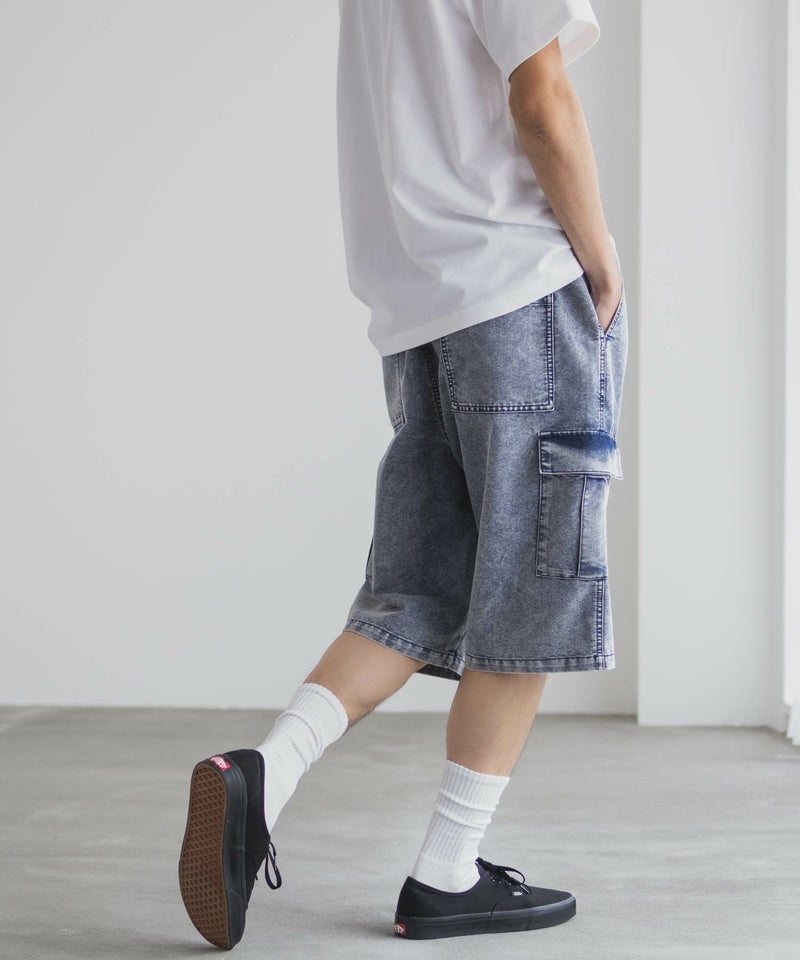 NAVY デニムカーゴショートパンツ メンズ商品画像-12