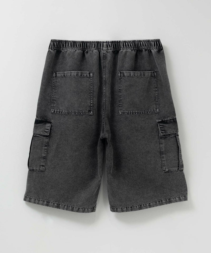 NAVY  デニムカーゴショートパンツ メンズ商品画像-18